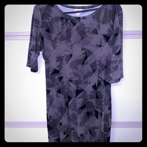 LulaRoe Julia midi fitted dress